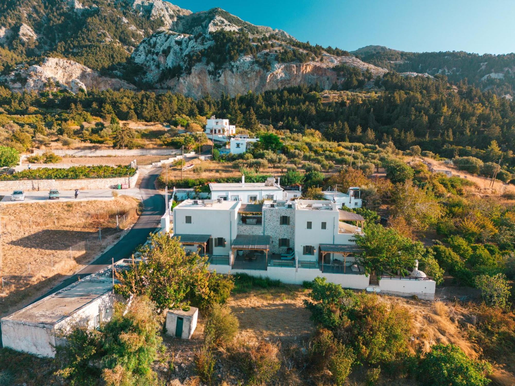 Villa Rosa - Luxury Villas With Panoramic Views Lagoudi Zia Dış mekan fotoğraf