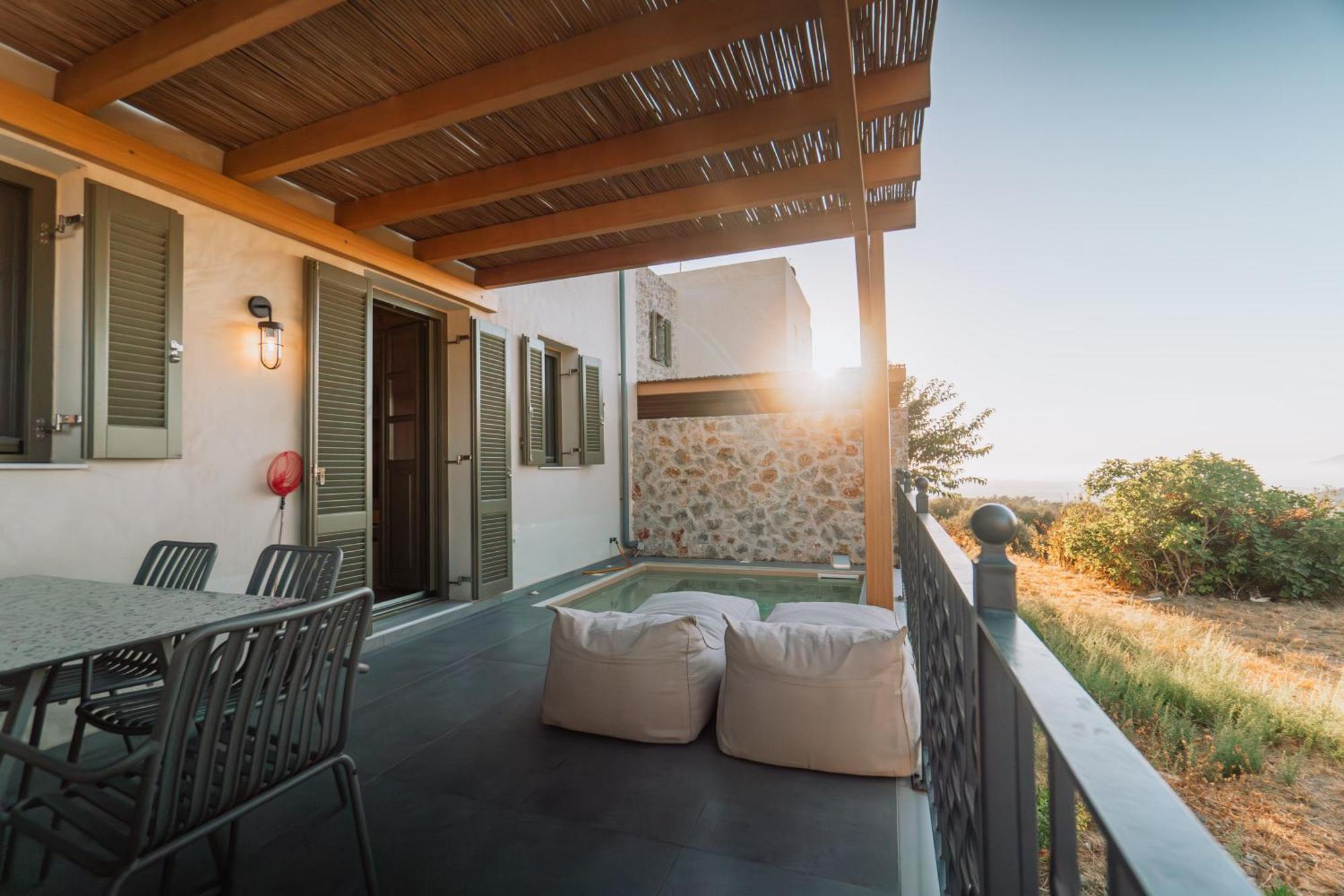 Villa Rosa - Luxury Villas With Panoramic Views Lagoudi Zia Dış mekan fotoğraf